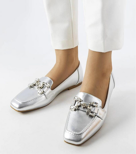 BEST VALUE | European Mocassin Solea in Sliver