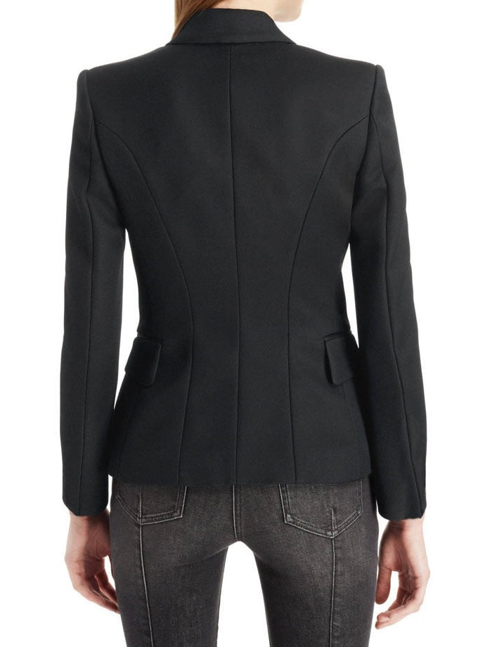 Lapel Collar Long Sleeve Blazer in 6 Colours