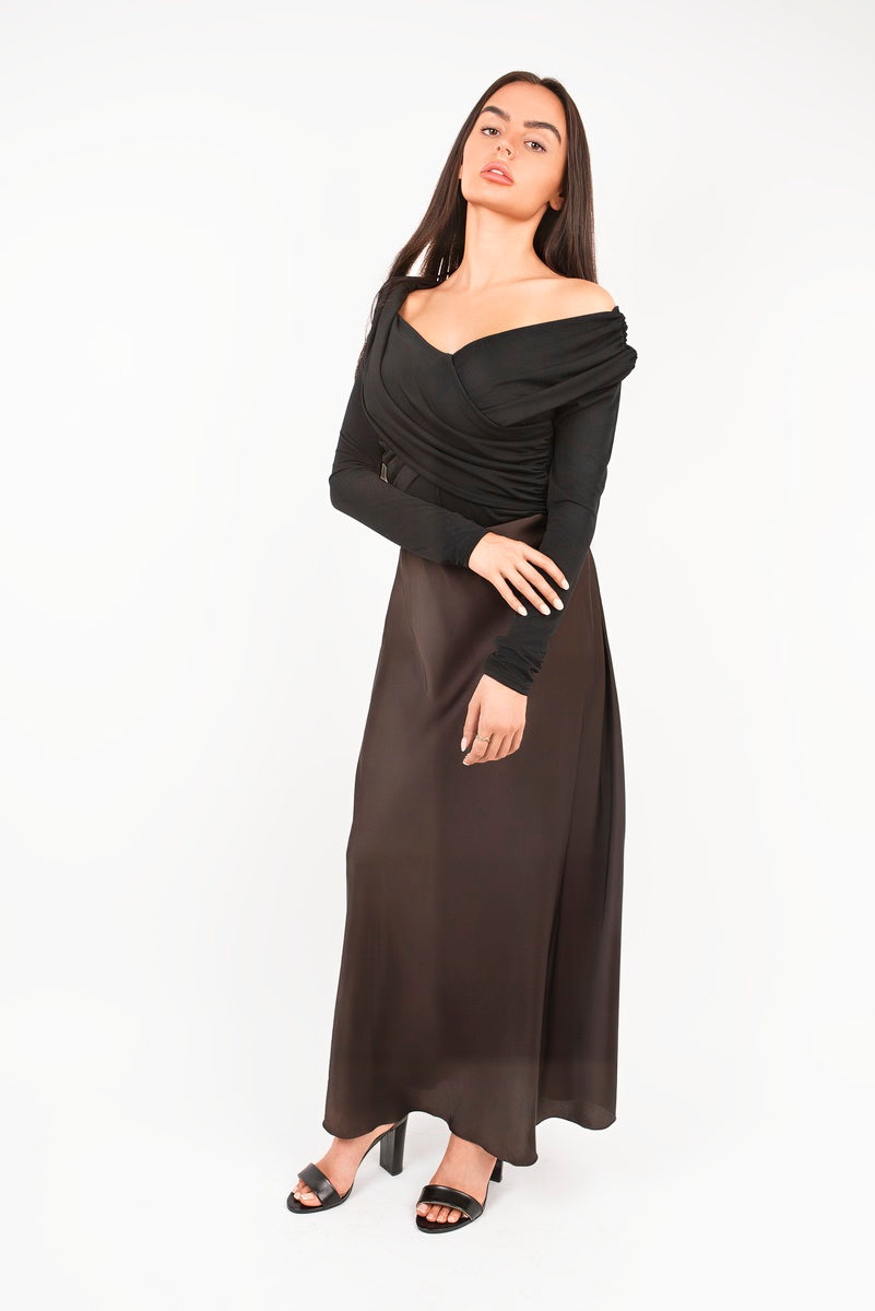 Off Shoulder Long Sleeve Bodysuit in 7 Colours