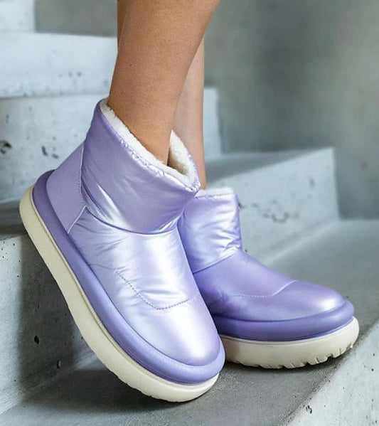 Trendy Puffy Poly Lined Snow Boots Solea