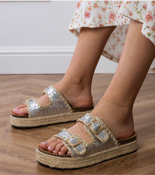 European Buckles Platform Flip-flops PRIMO; Limited Inventory