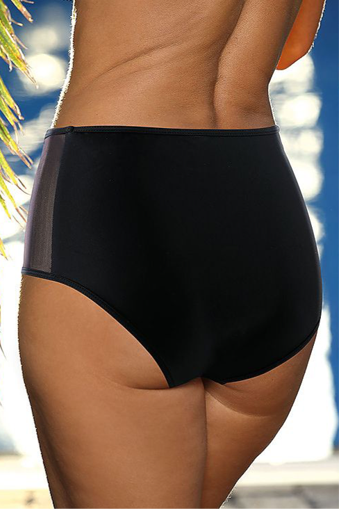 High Waist Swimming Panties Marko in Black