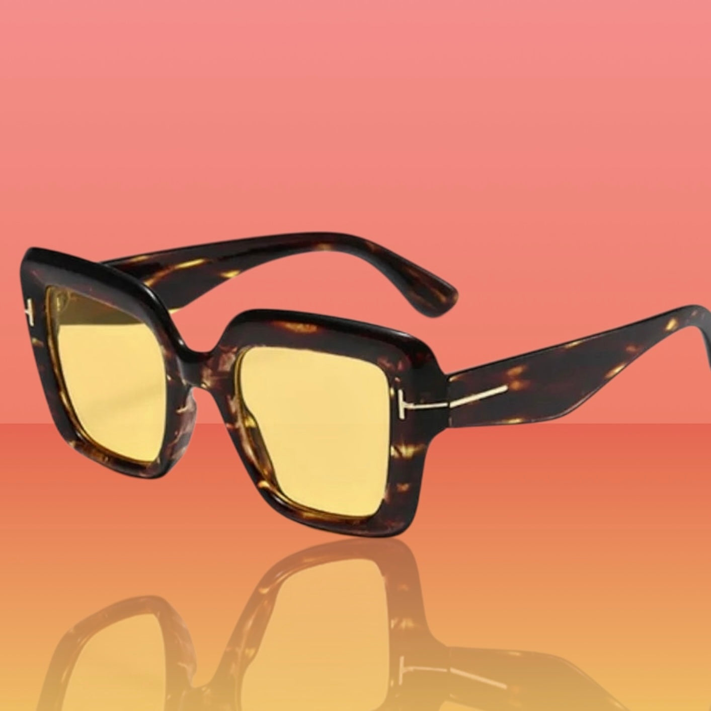 Polycarbonate Frame Square UV400 Sunglasses in 6 Colours
