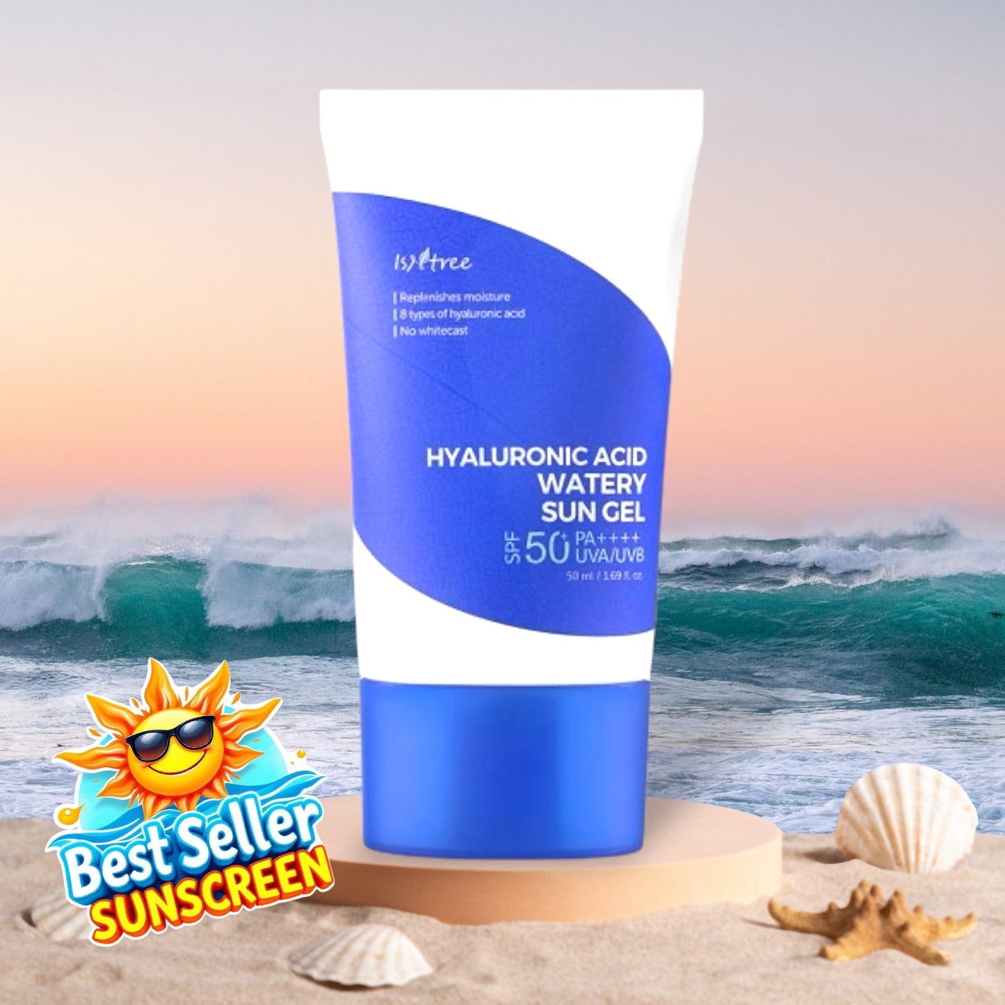 BEST SELLER | Isntree Hyaluronic Acid Watery Sun Gel 50ml SPF50+ PA++++